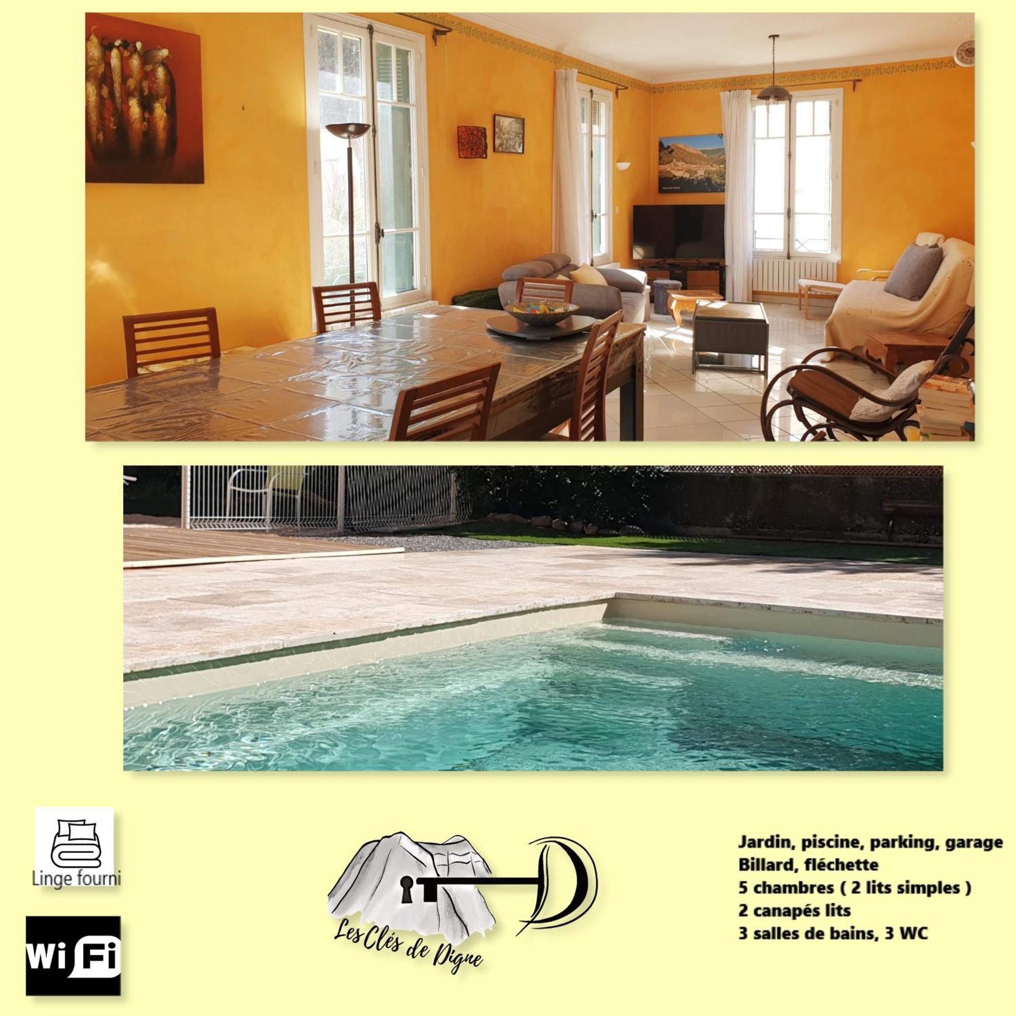 Tres Bel Appartement Avec Piscine Digne-les-Bains Exterior photo